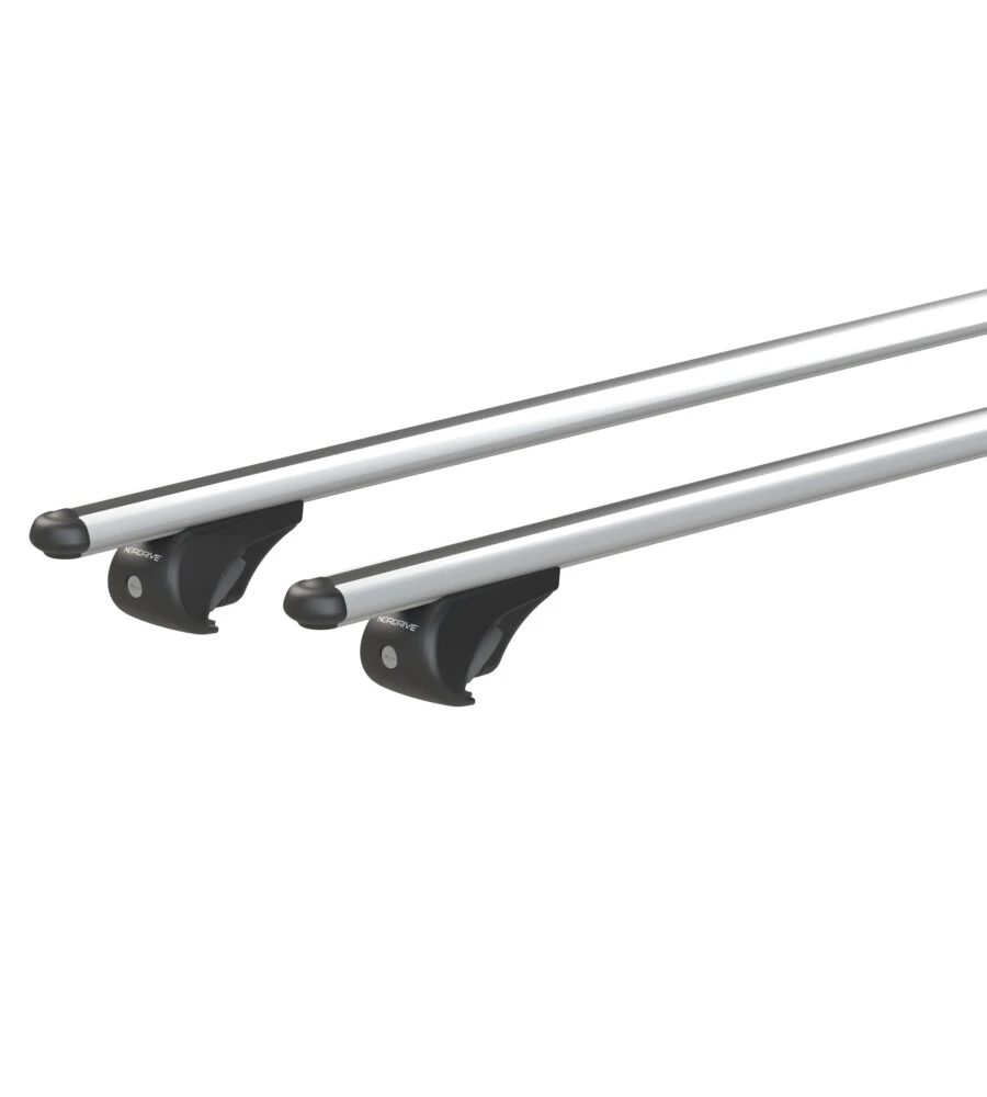 Coppia barre portatutto in alluminio rail pro - l - 127 cm  n15036