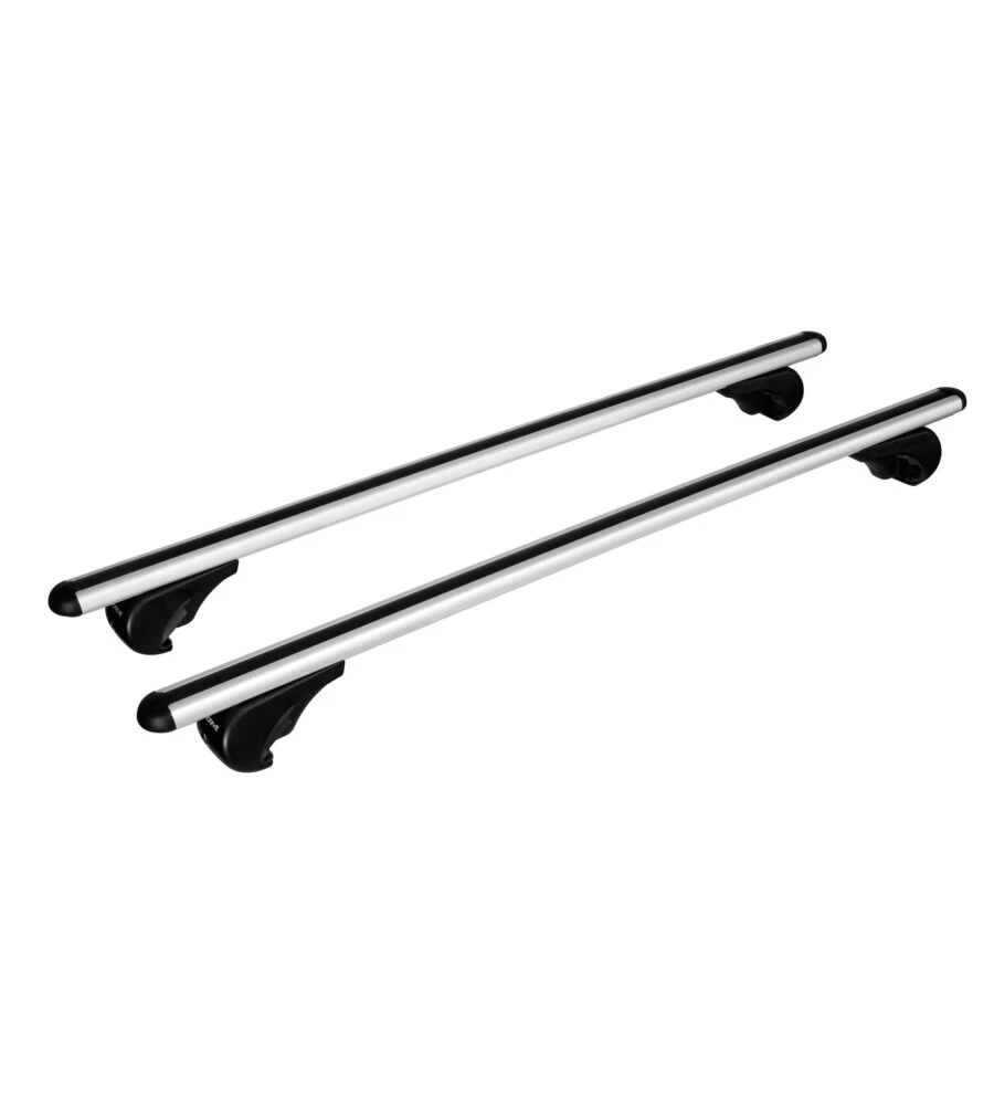 Coppia barre portatutto in alluminio rail pro - l - 127 cm  n15036