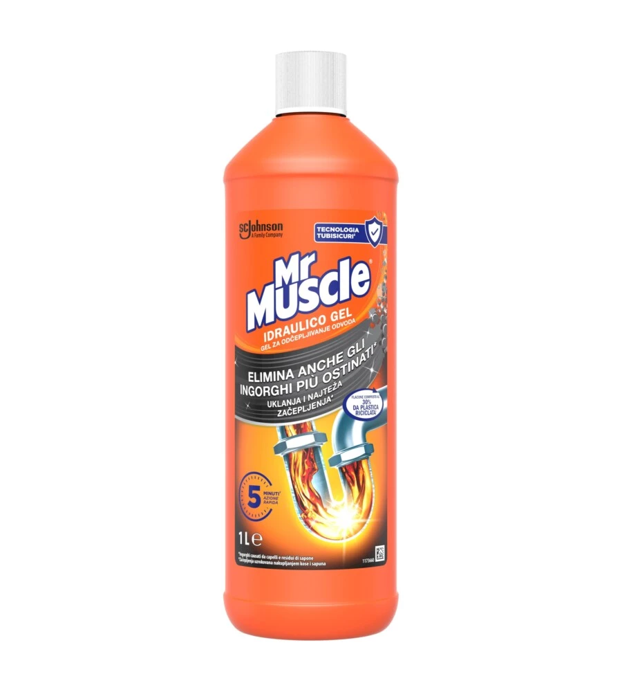 Disgorgante "mr muscle idraulico gel", 1000 ml