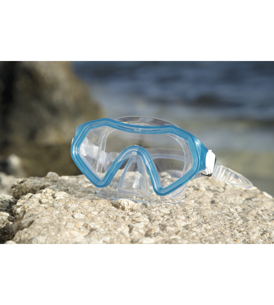 Maschera da nuoto per ragazzi "hydro swim", colori assortiti - bestway 22049