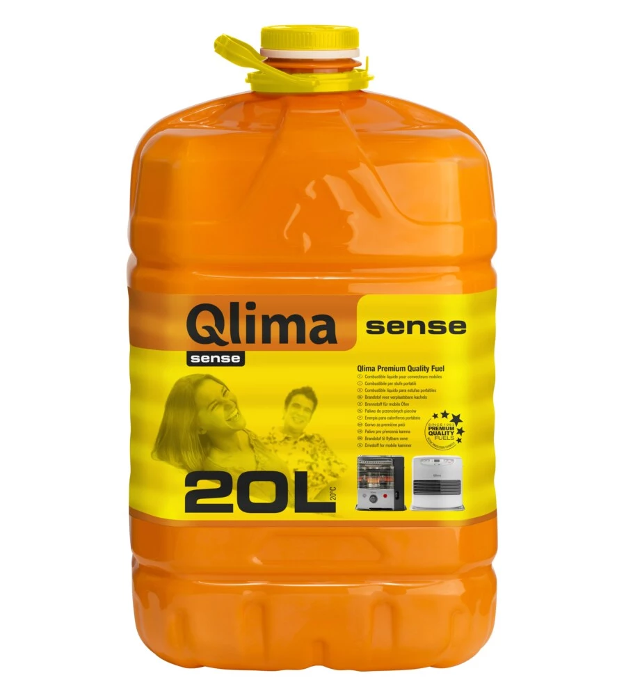 Combustibile liquido per stufe qlima sense da 20 litri.