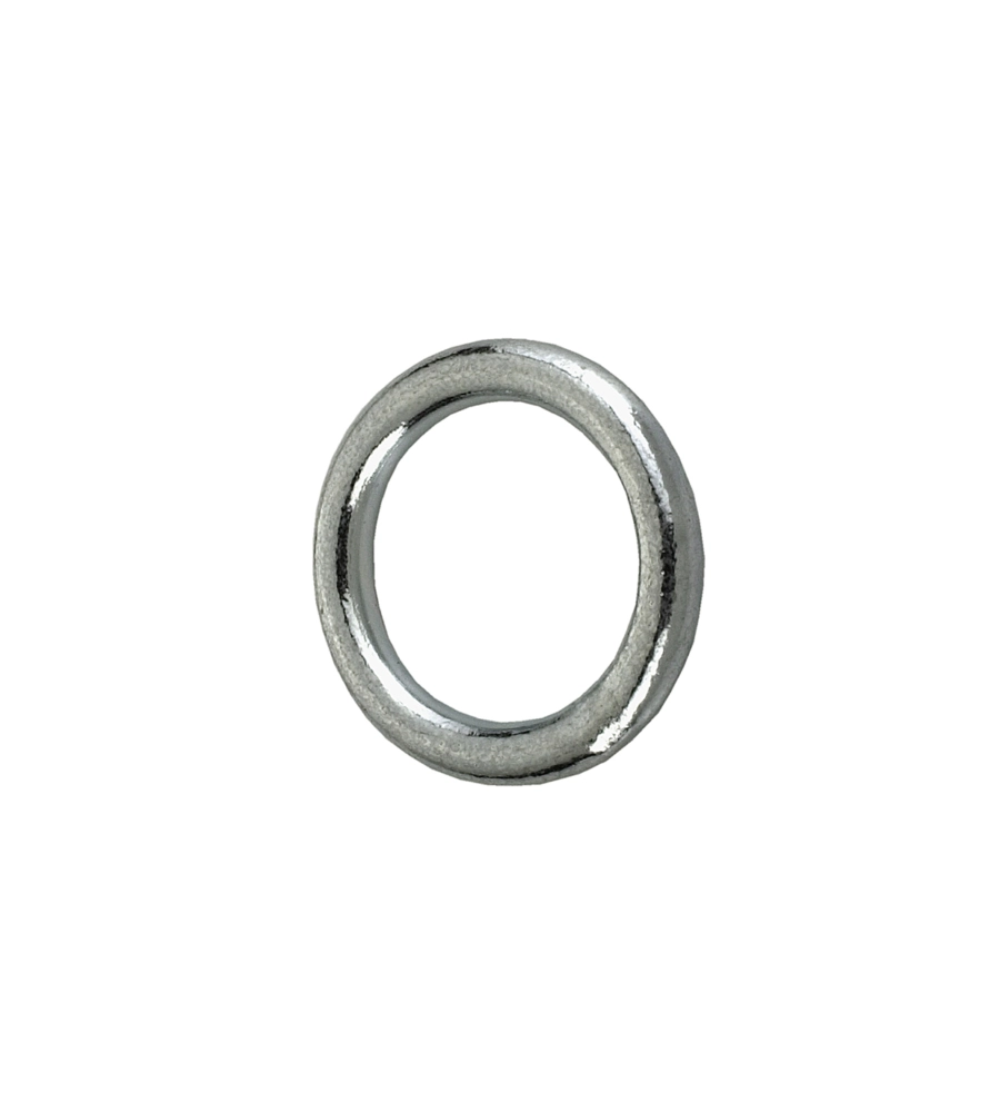 Anello tondo saldato Ø 5 x 40 mm. in acciaio zincato - 4 pz.