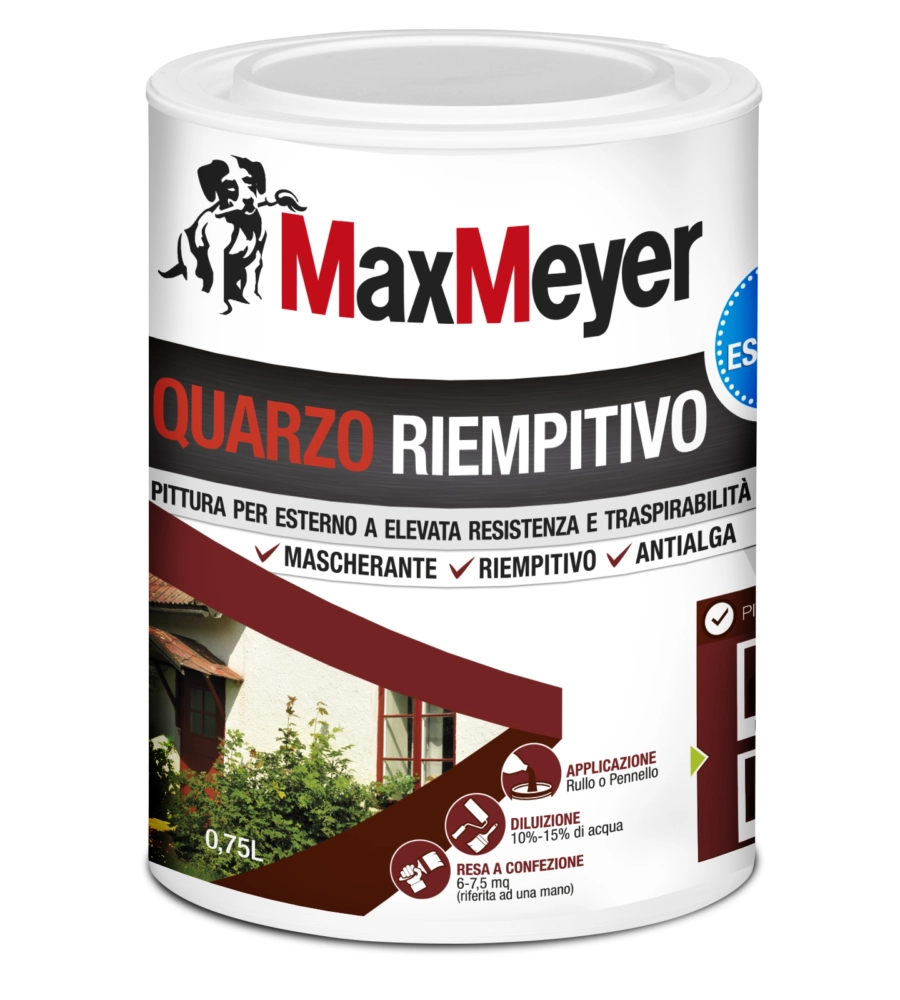 Pittura quarzo riempitivo antialga   bianco lt 0,75