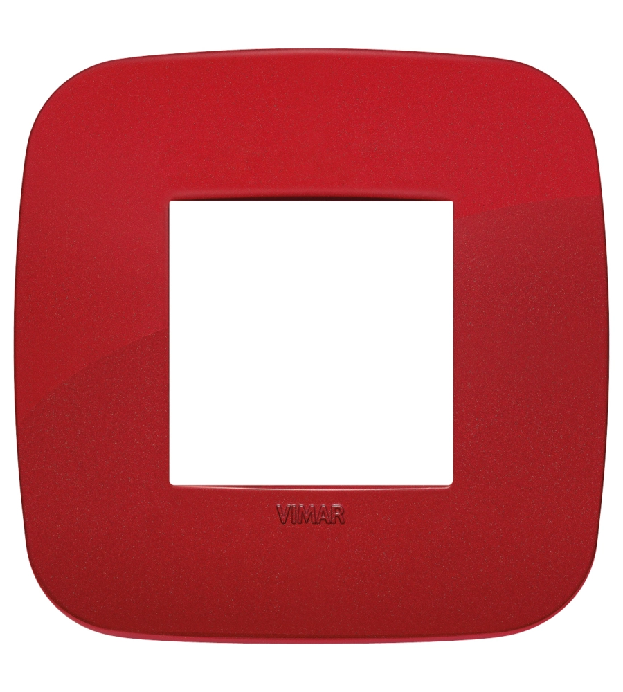 Placca round 2m rosso - vimar