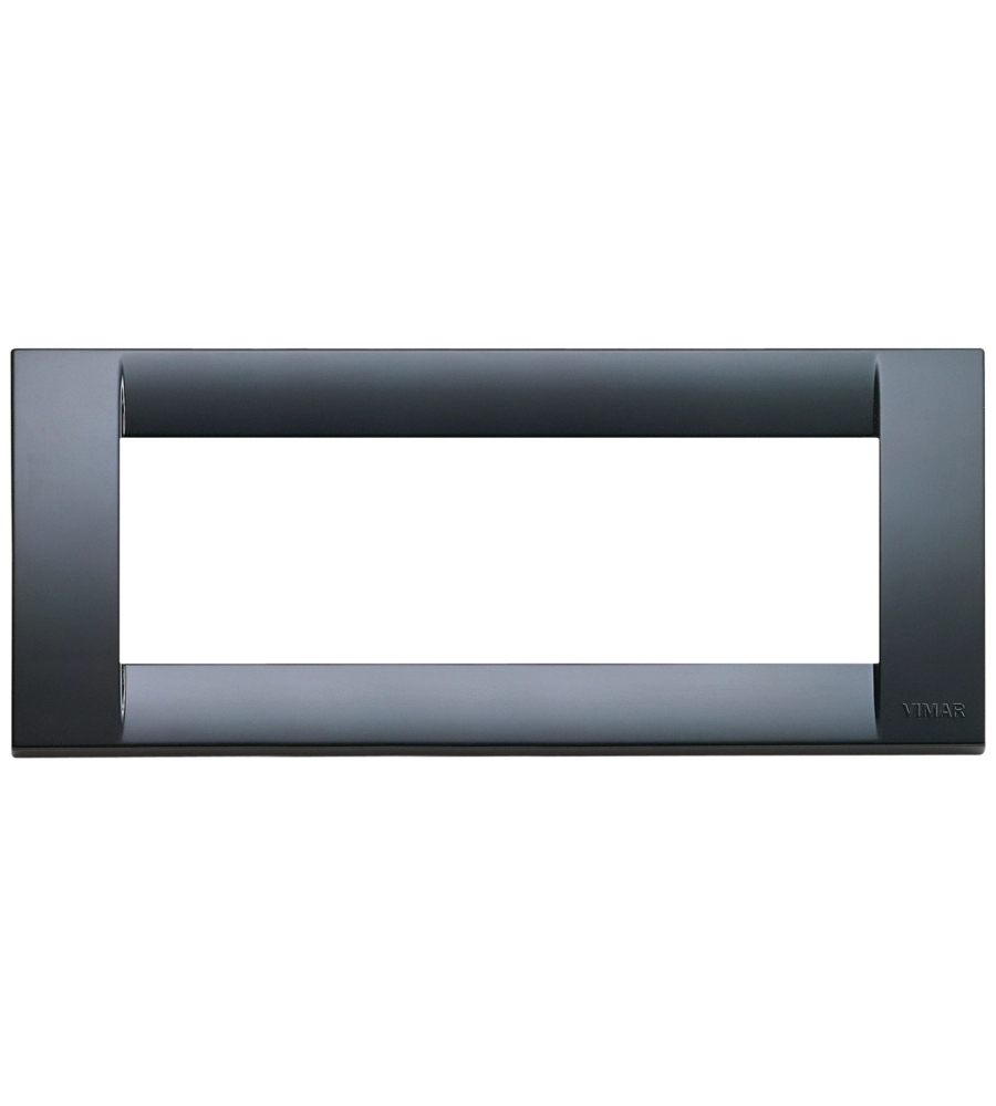 Placca classica 6m grigio grafite - vimar