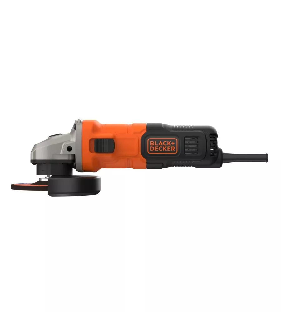 Smerigliatrice angolare black+decker "beg010-qs" in metallo 710 w con mola da 115 mm