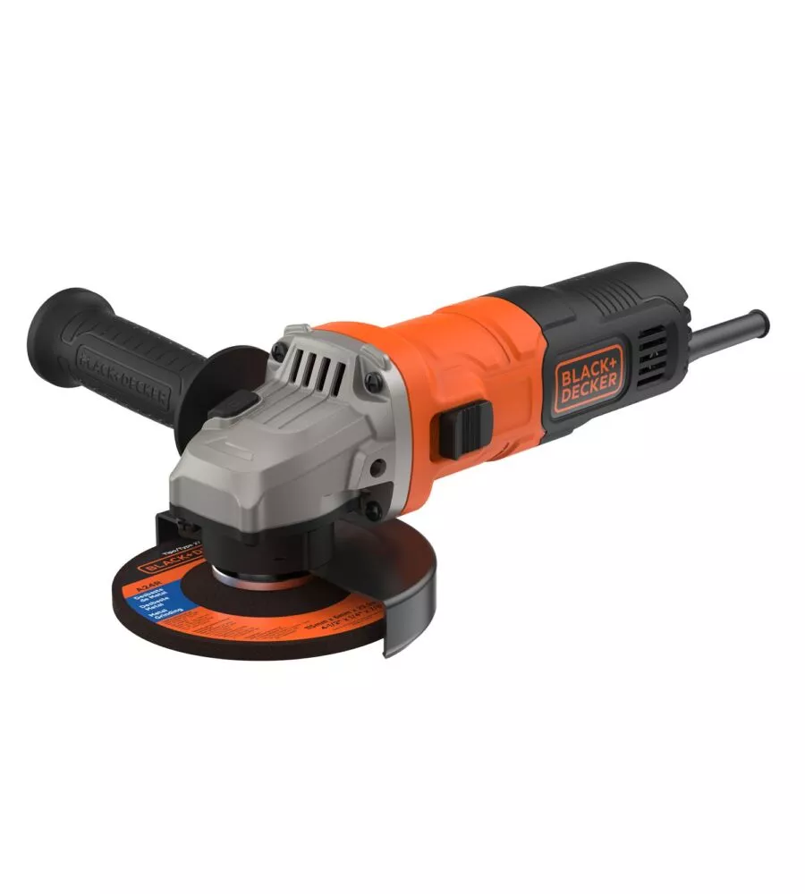 Smerigliatrice angolare black+decker "beg010-qs" in metallo 710 w con mola da 115 mm