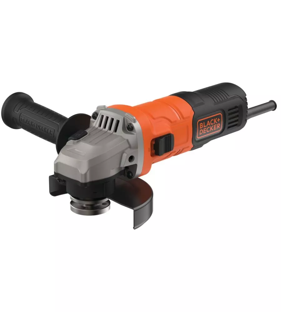 Smerigliatrice angolare black+decker "beg010-qs" in metallo 710 w con mola da 115 mm