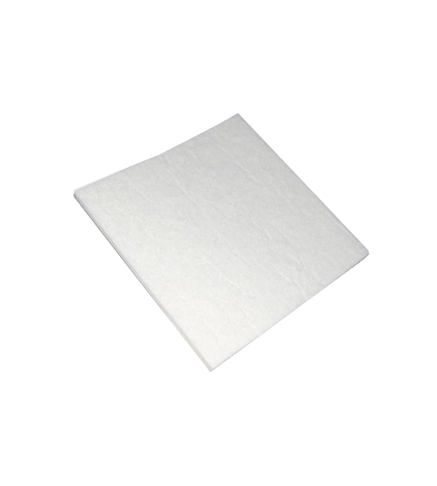 Feltrino adesivo quadrato 100 x 100 mm. - bianco - 1 pz.