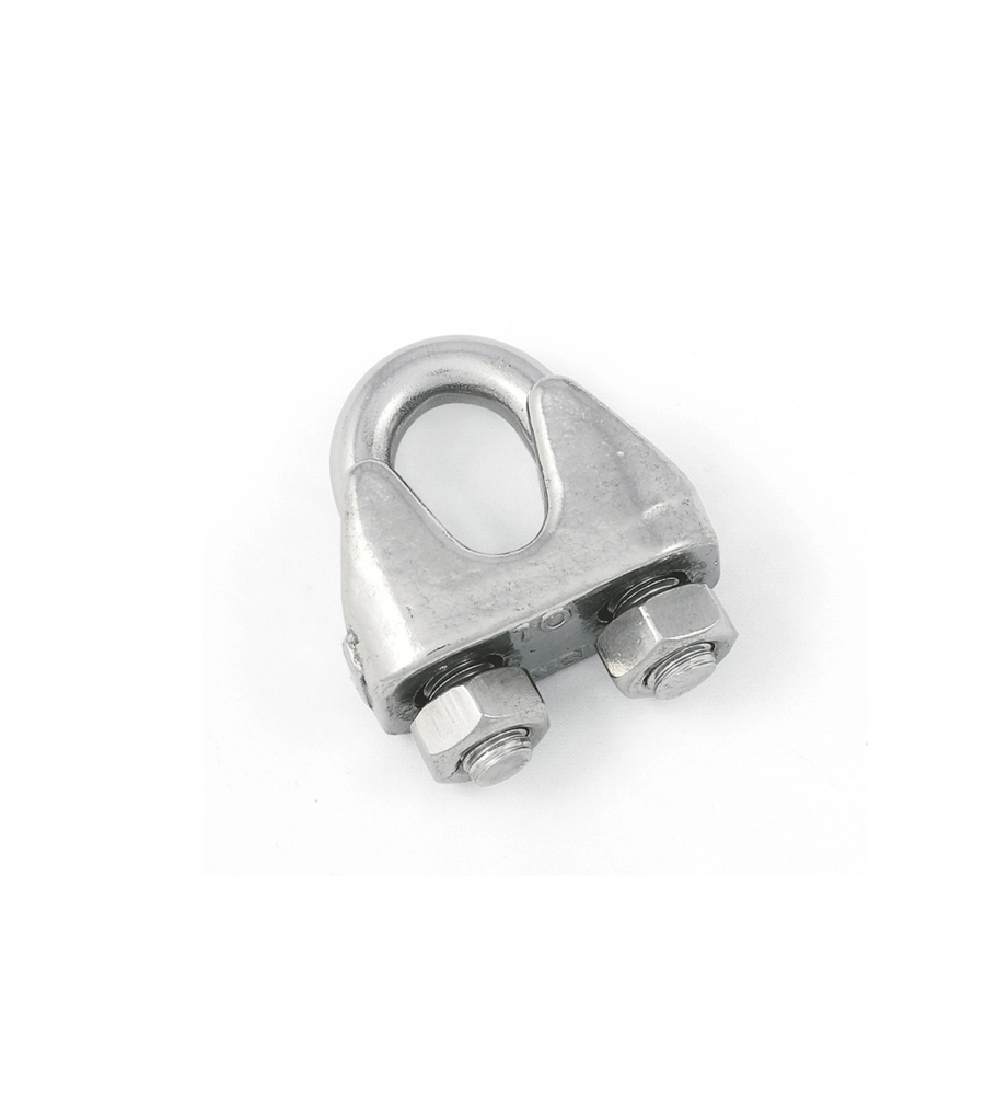 Morsetto per funi Ø 2 mm. in acciaio inox a4 - aisi 316 - 2 pz.