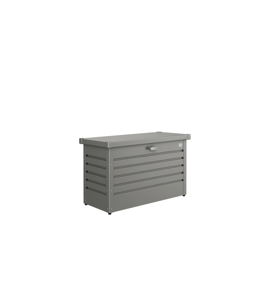 Baule da esterno 100 grigio quarzo metallizzato - biohort. 68010