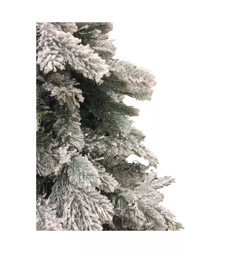 Albero di natale "fiocco neve" con 732 rami ad aggancio, 150 cm