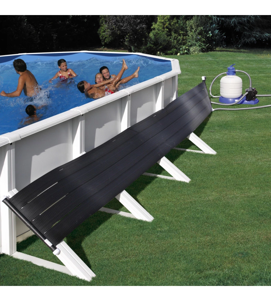 Riscaldatore solare a pannello gre per piscina 600x60 cm