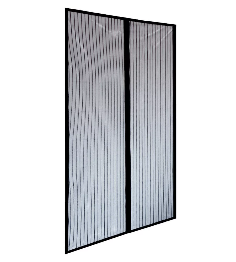 Zanzariera magnetica a tenda "ecco strip magnet" riducibile grigio, 140x250 cm