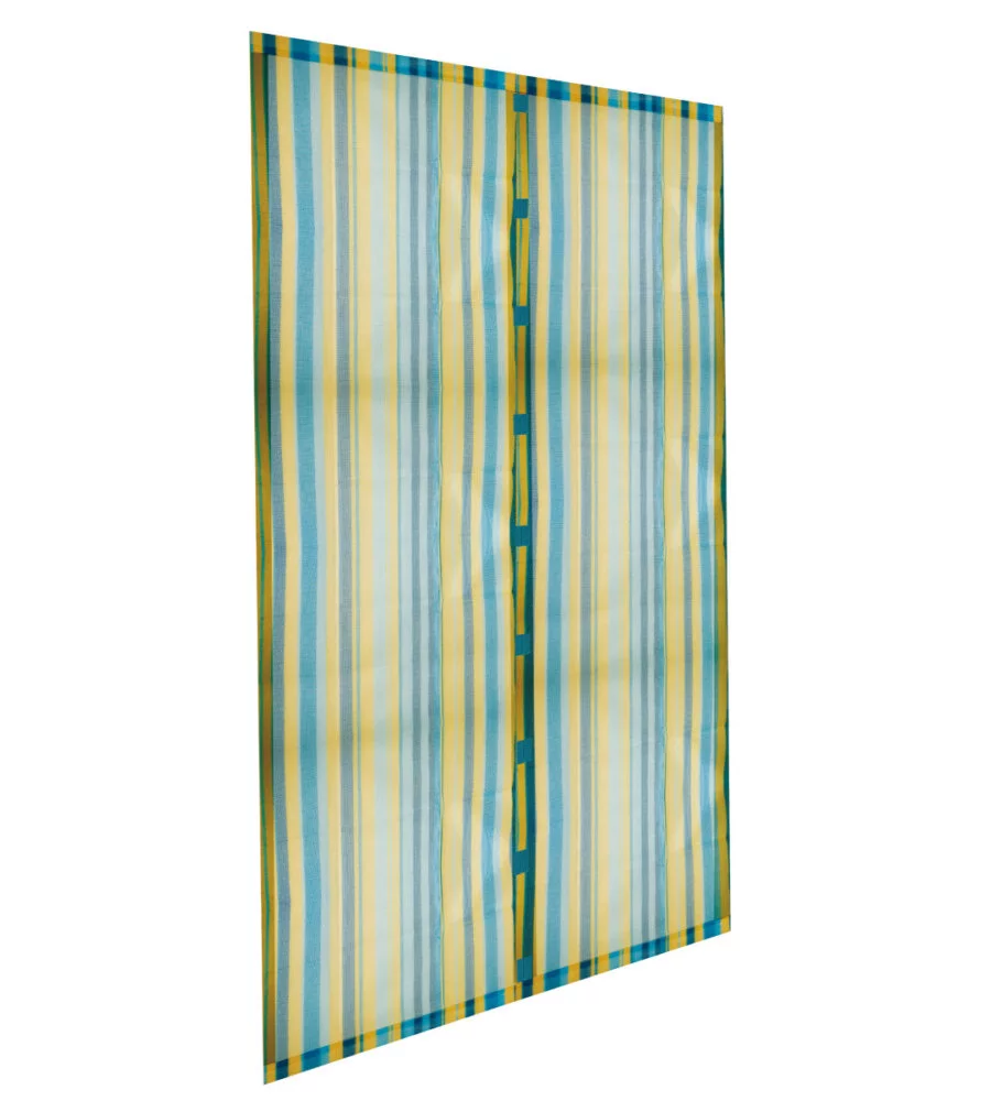 Zanzariera magnetica a tenda "ecco strip magnet" riducibile blu, 140x250 cm