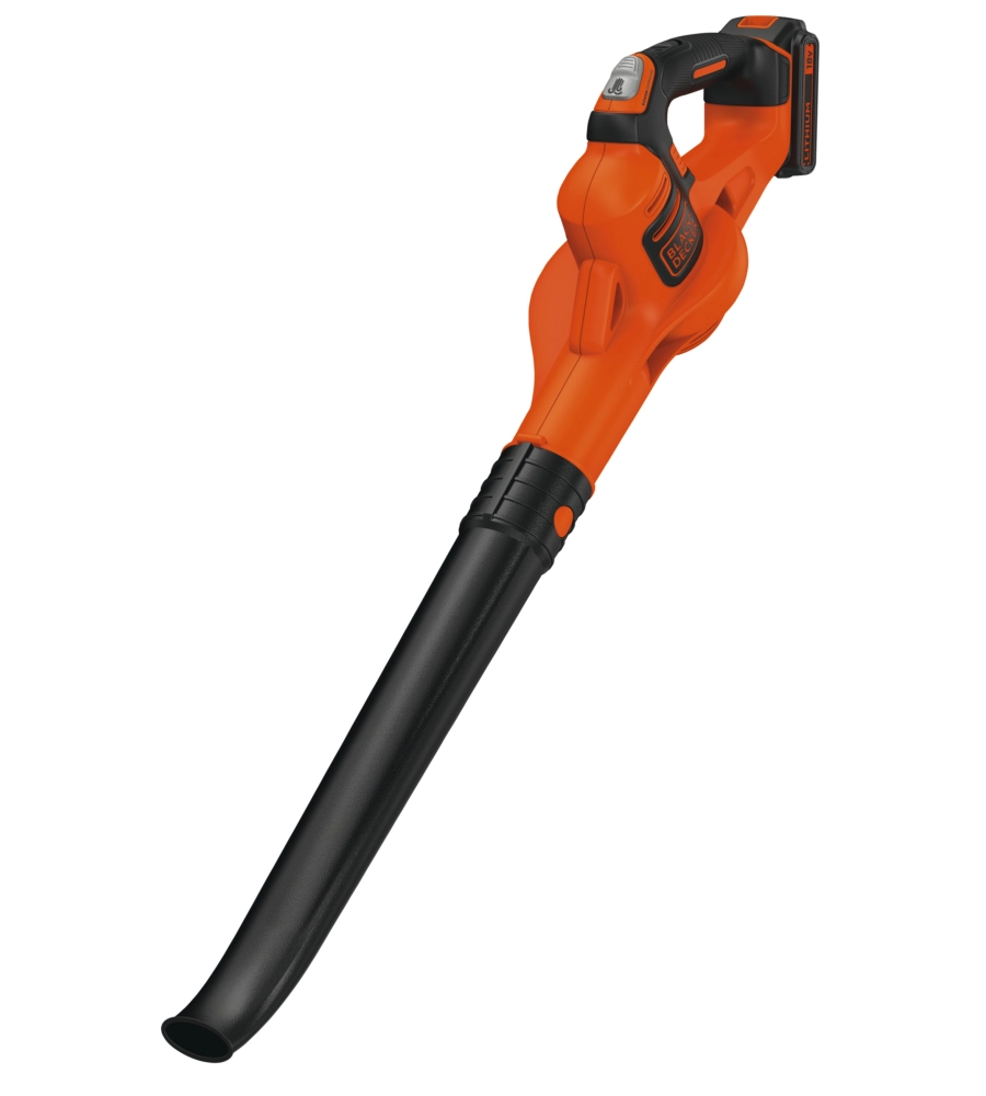 Soffiatore da giardino black + decker "gwc1820pc-qw" con batteria al litio power command 18v 2.0ah.