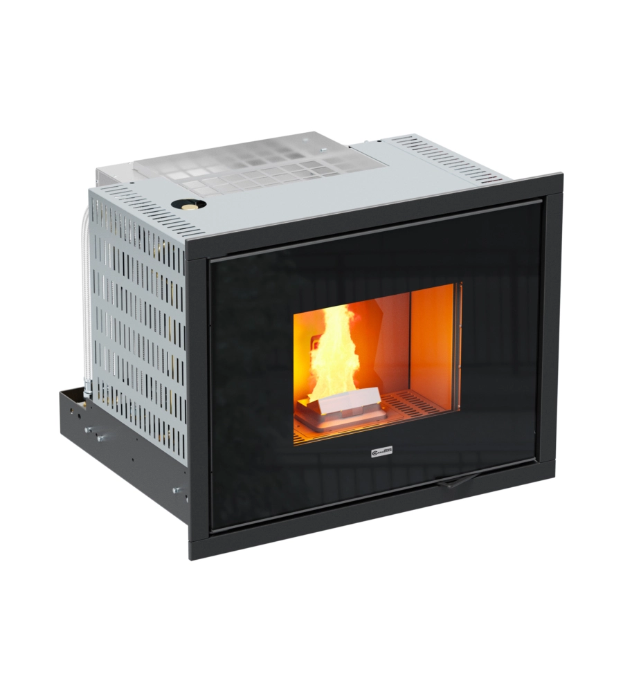 Termostufa a pellet da incasso canadian stove "idro25" 23,6 kw