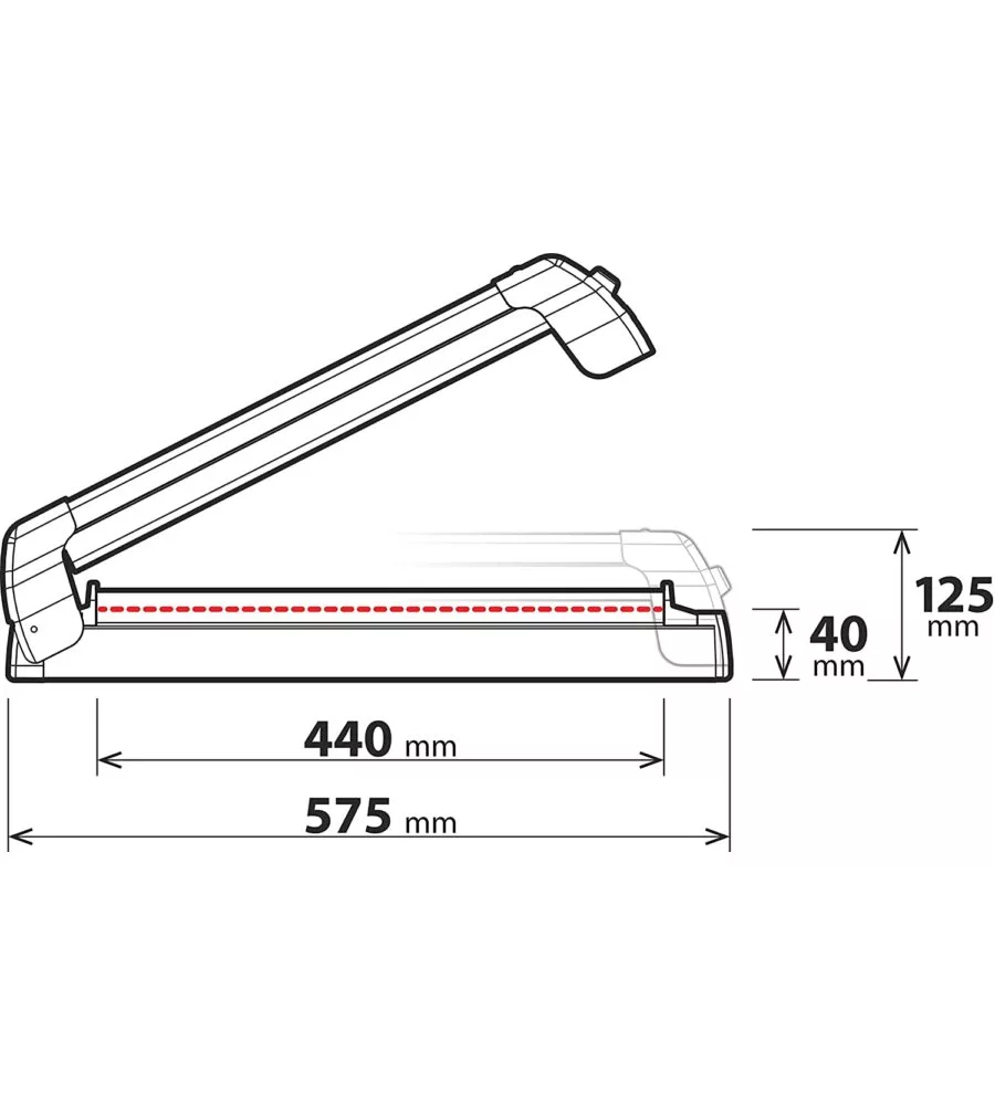 Portasci nordic-king evo aluminium nk-40 n40010 - nordrive