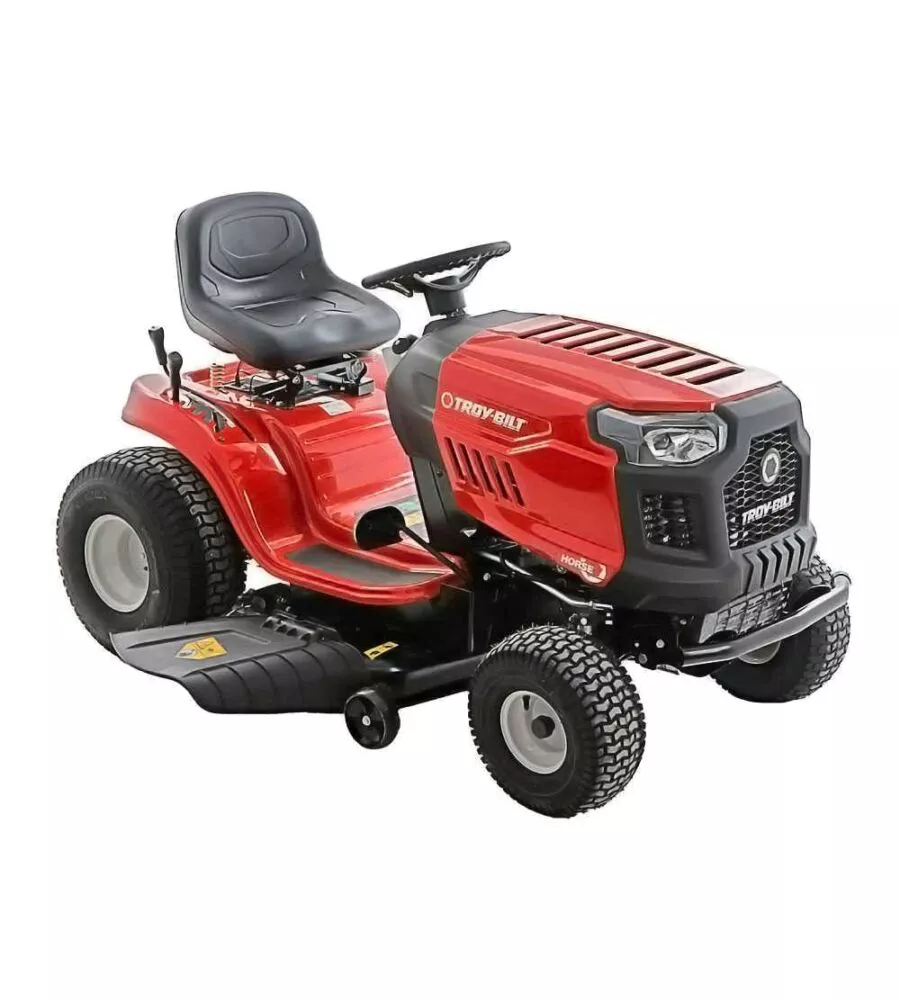 Trattorino tagliaerba troy bilt "horse 107t-s" con scarico laterale e cambio idrostatico