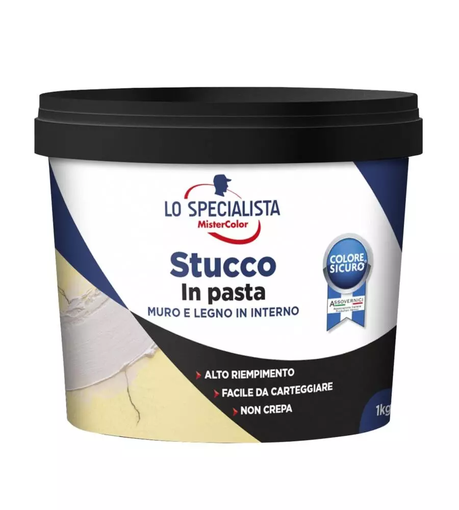 Stucco in pasta  1 kg. bianco