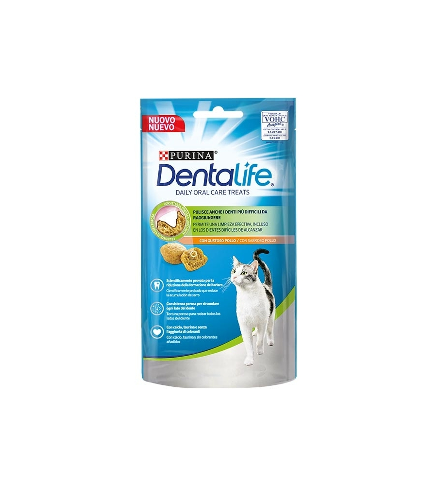 Dentalife snack dentale per gatti con gusto pollo - nestle' purina.