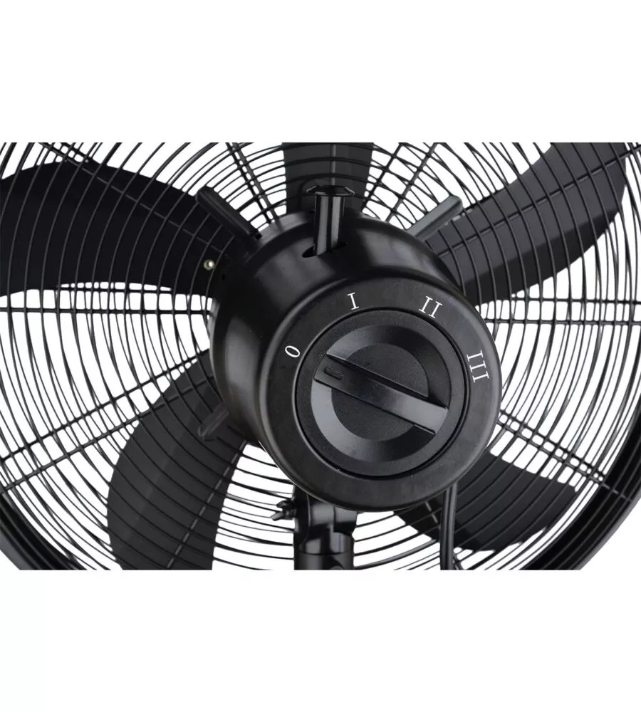 Ventilatore piantana bimar "vpm410" con 3 pale in metallo e legno, 40 cm