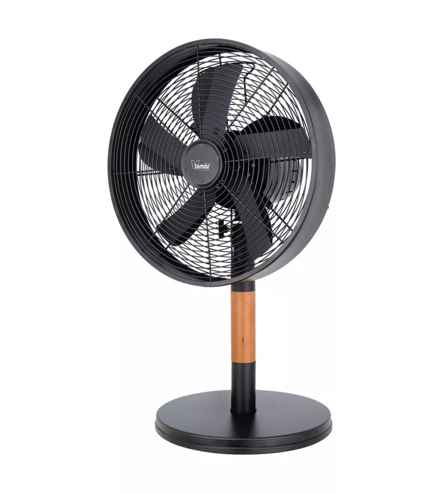 Ventilatore da tavolo bimar "vtm310"  con 3 velocita' in metallo e legno, 35 w