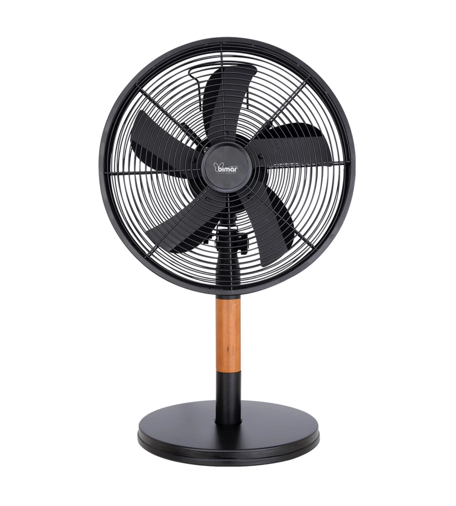 Ventilatore da tavolo bimar "vtm310"  con 3 velocita' in metallo e legno, 35 w