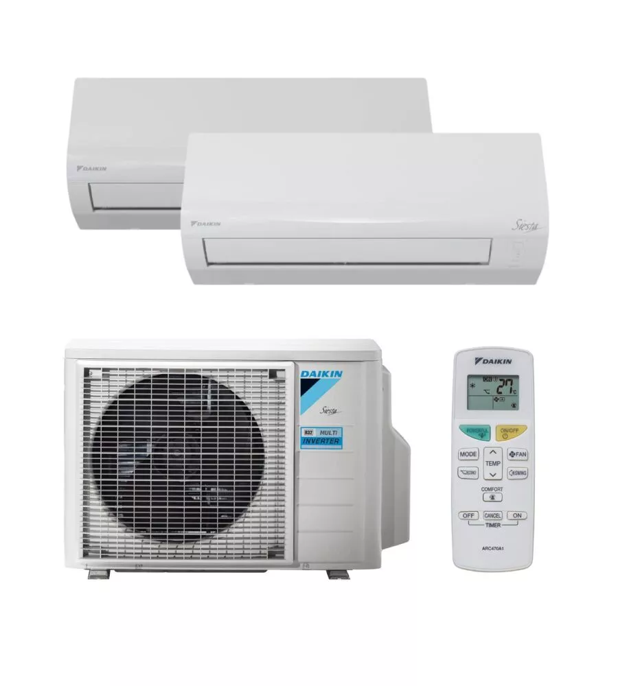 Climatizzatore caldo freddo daikin pompa di calore "pro era" dualsplit e unitÀ esterna (2amxf40a) 9000 + 12000 btu