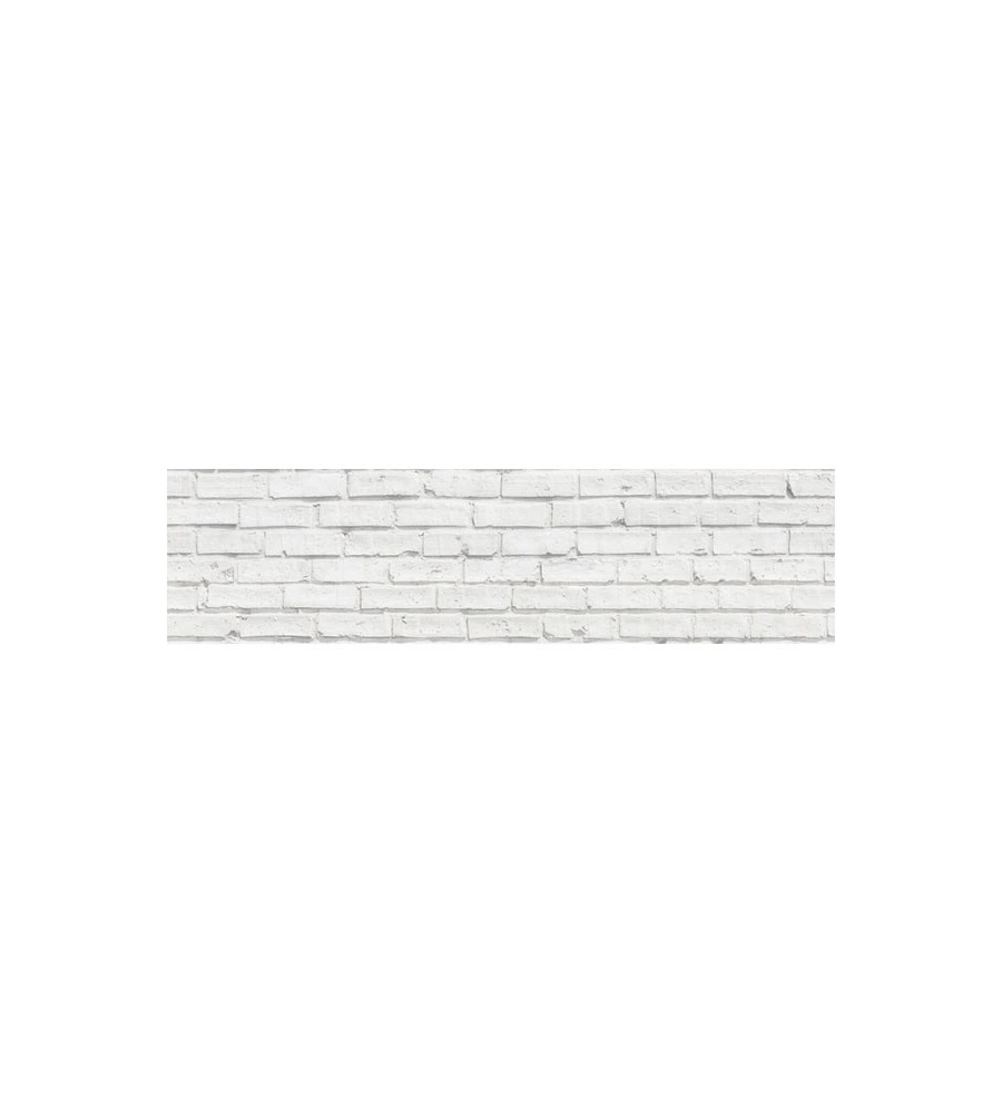 Paraschizzi xl "white bricks" in pvc, 180x45 cm