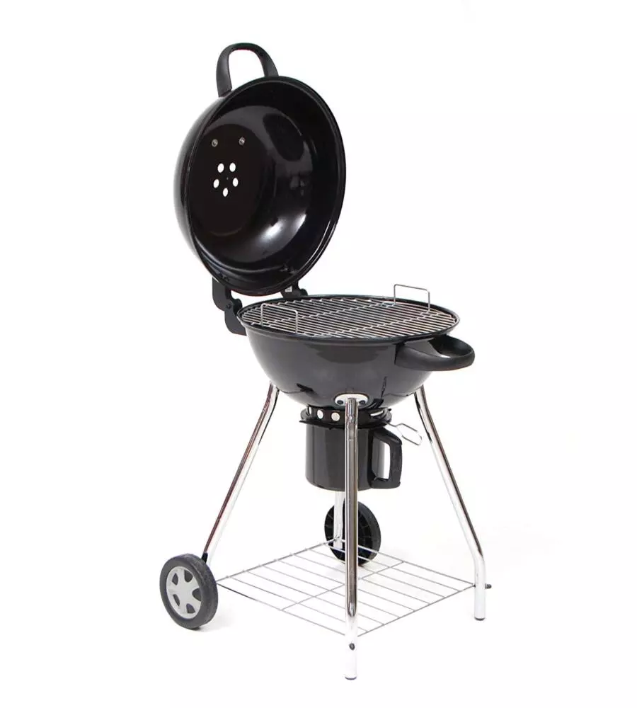 Barbecue a carbone sochef "pupo 47" con griglia di cottura in acciaio, 56x60x82 cm