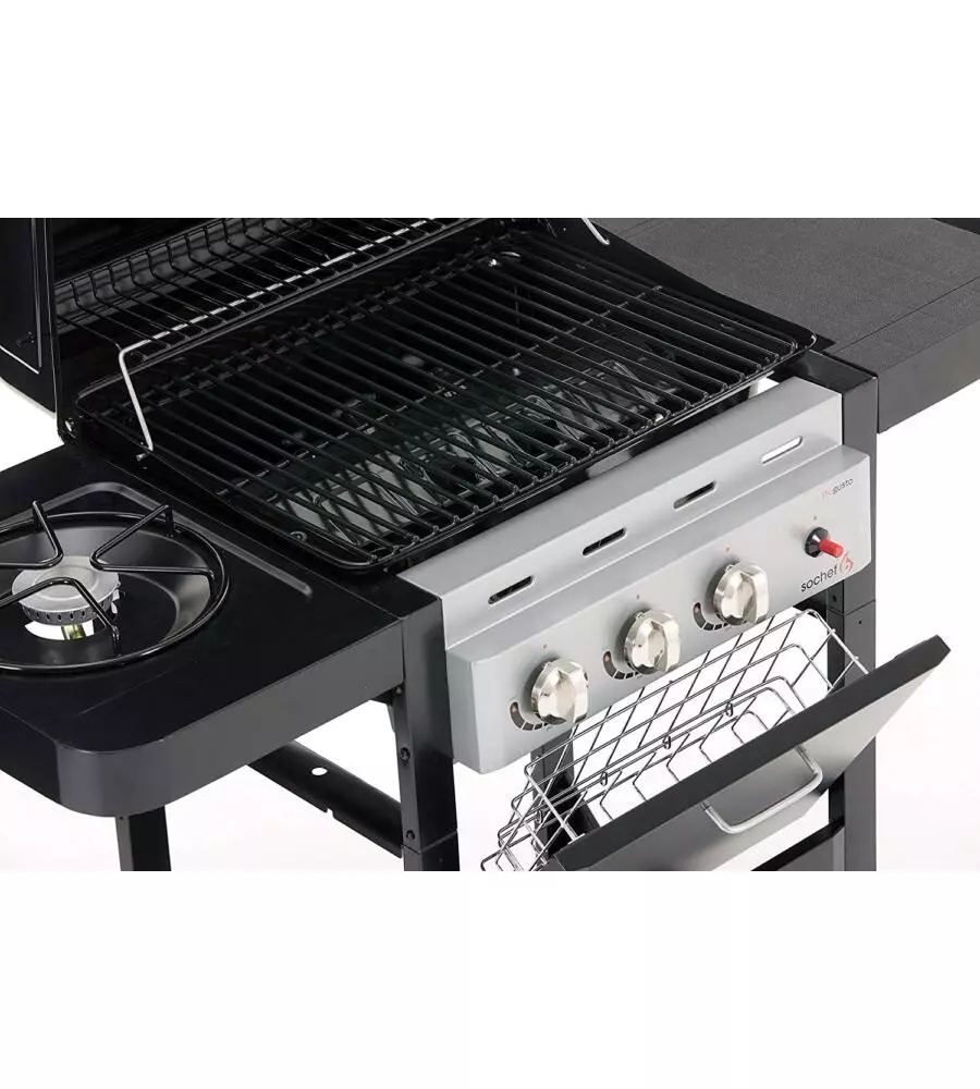 Barbecue a gas "piu gusto" g21306 - sochef.