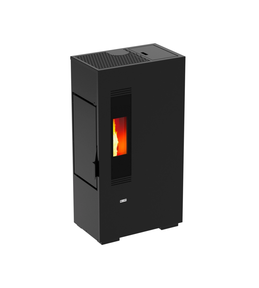 Stufa a pellet slim  canadian stove "mini 5" nero 4,4 kw