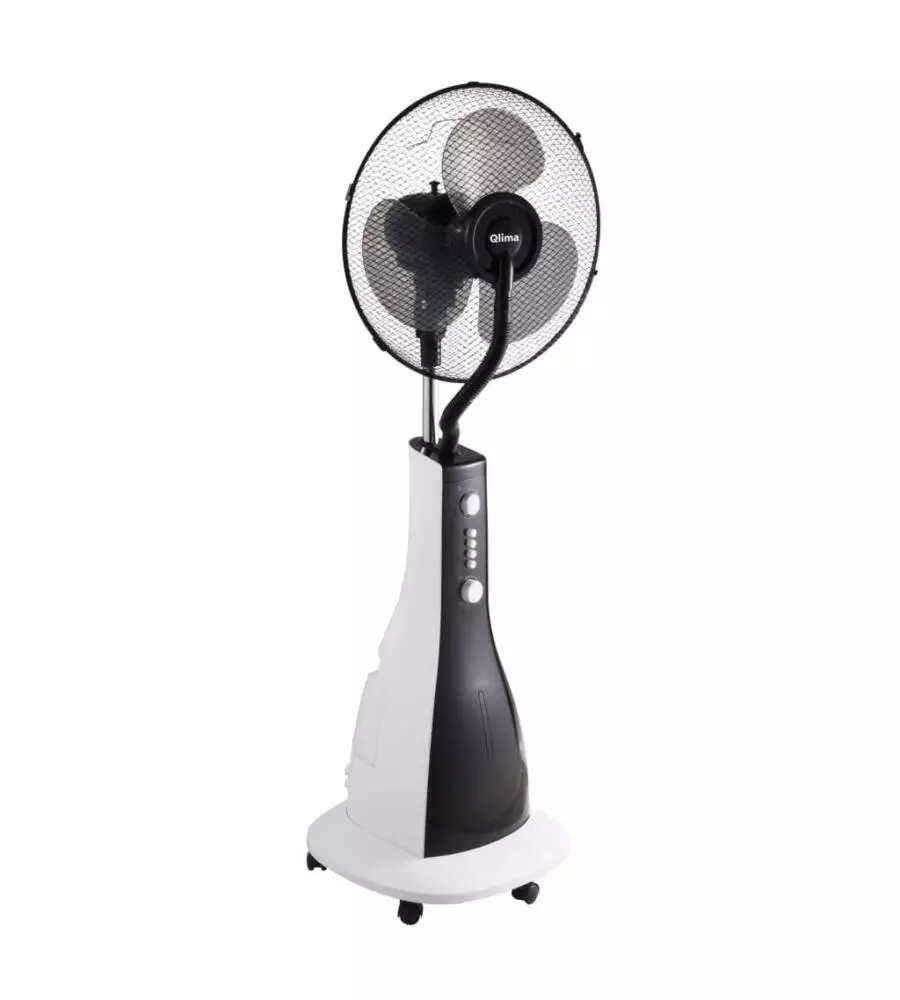 Ventilatore a piantana nebulizzatore portatile "fsm 40" con ruote, 90 w