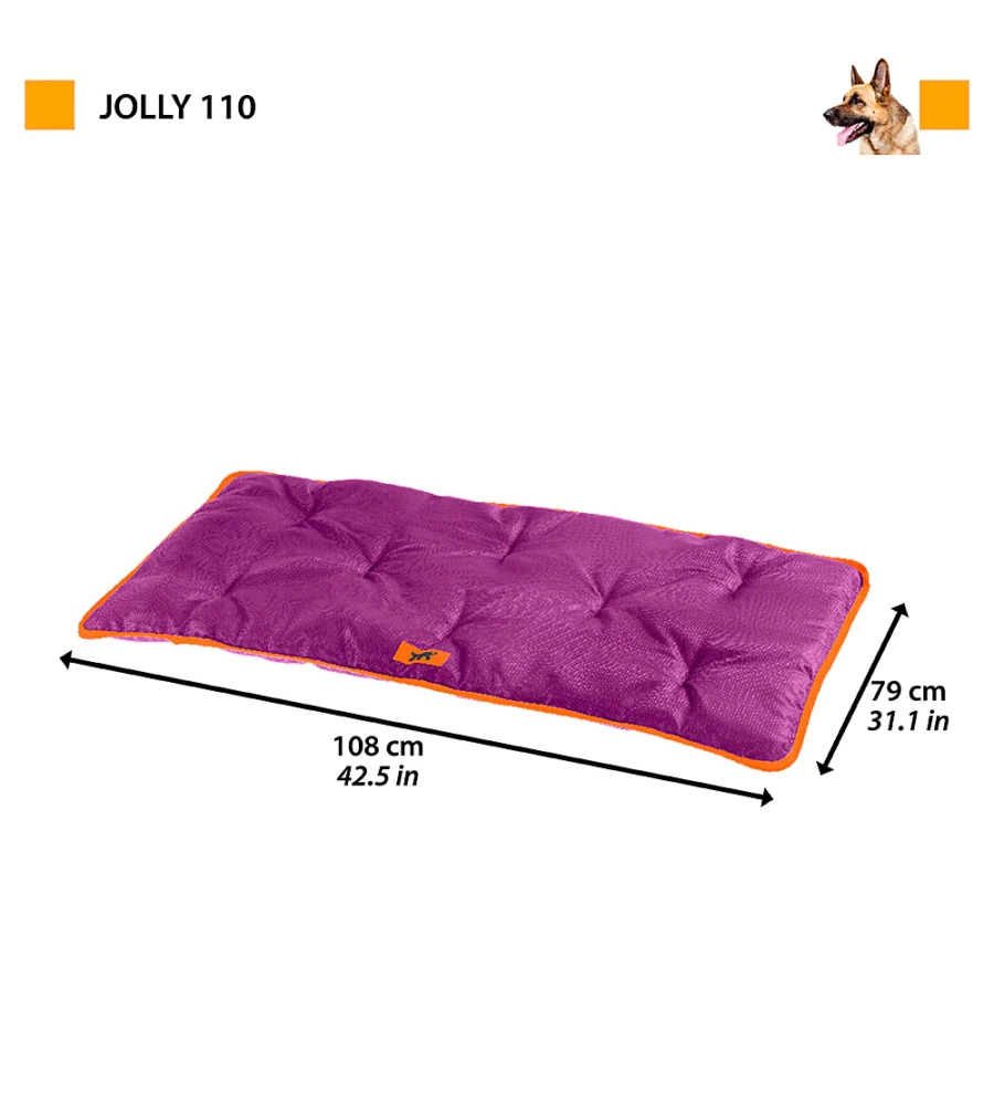 Cuscino  'jolly 110' viola, 108x79 cm - ferplast