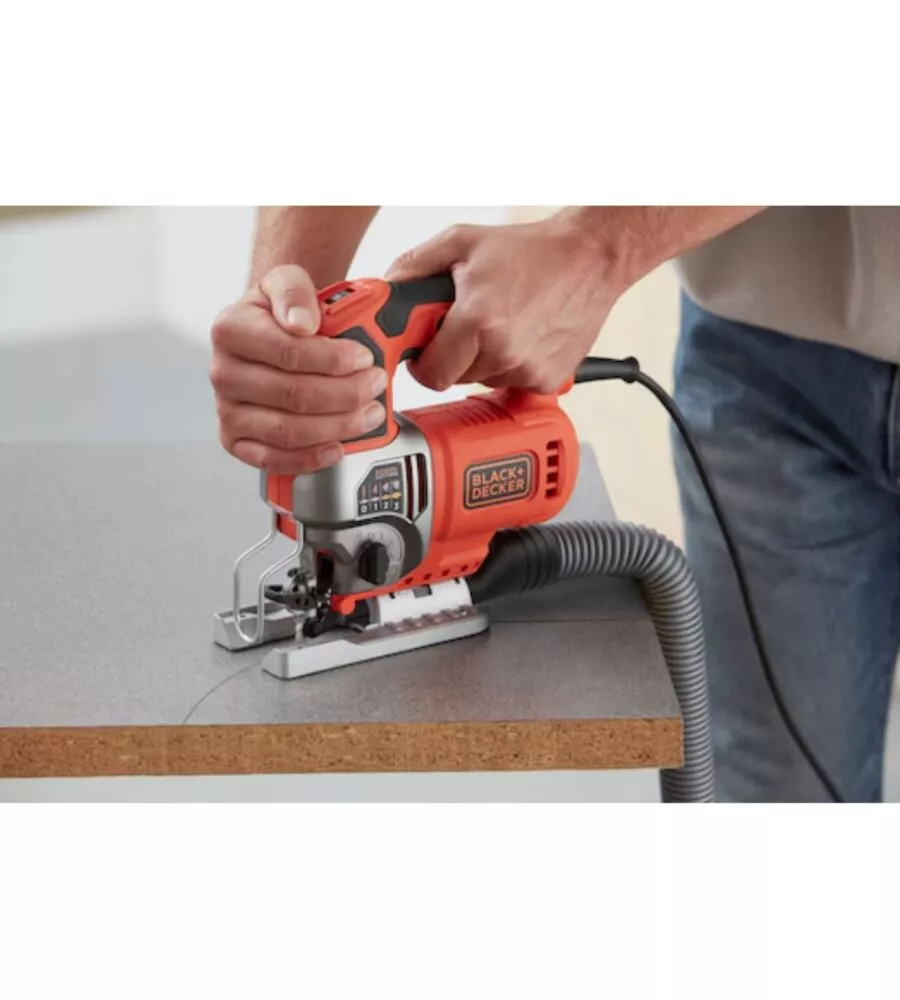 Seghetto alternativo black+decker "bes610k-qs" lama 19 mm 650w