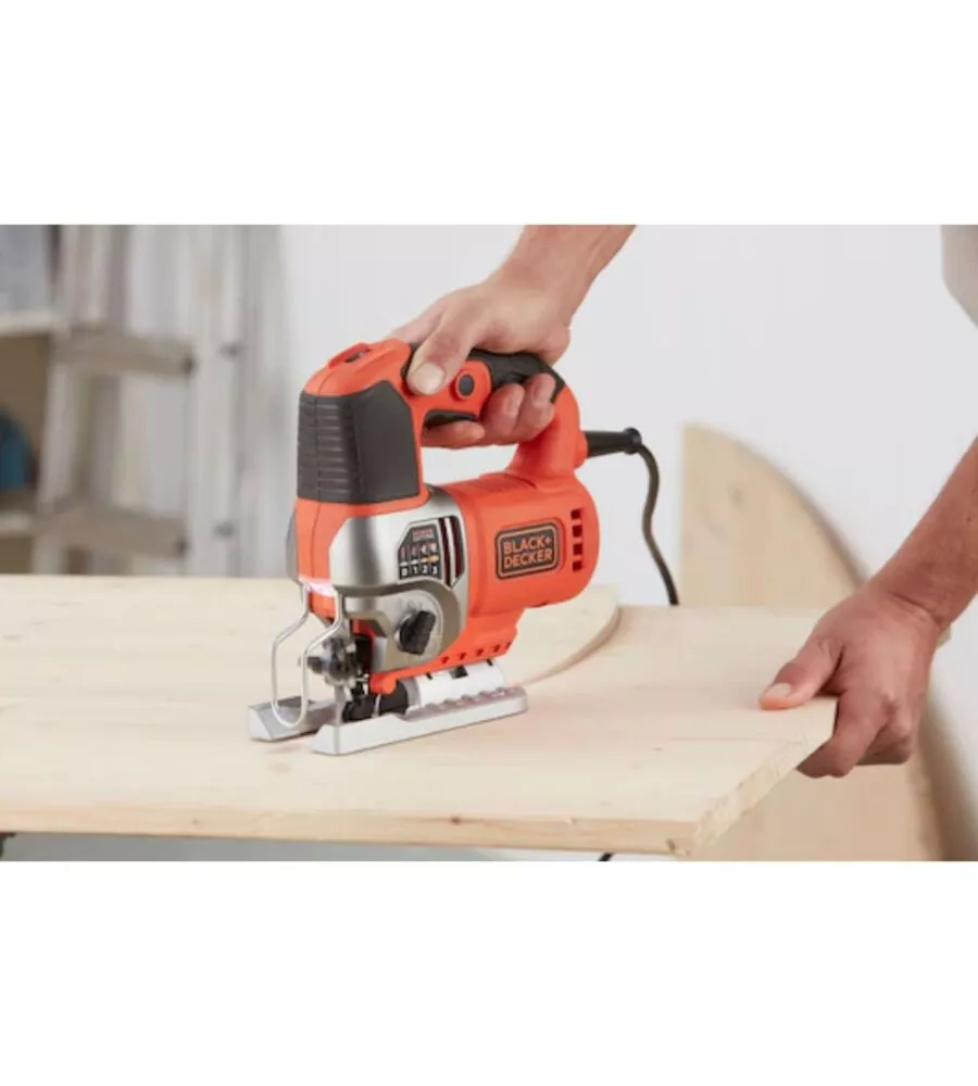 Seghetto alternativo black+decker "bes610k-qs" lama 19 mm 650w