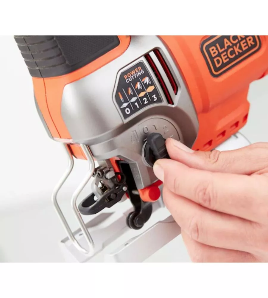 Seghetto alternativo black+decker "bes610k-qs" lama 19 mm 650w