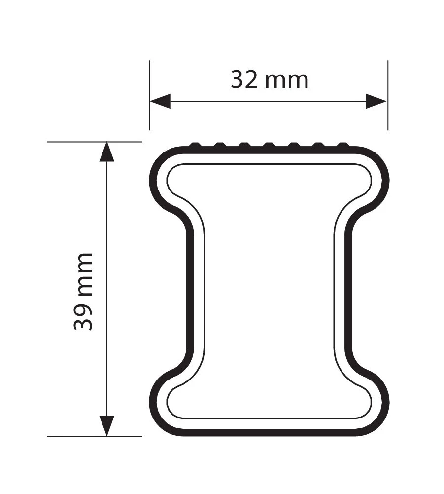 Barra portatutto acciaio - 135 cm  n10005