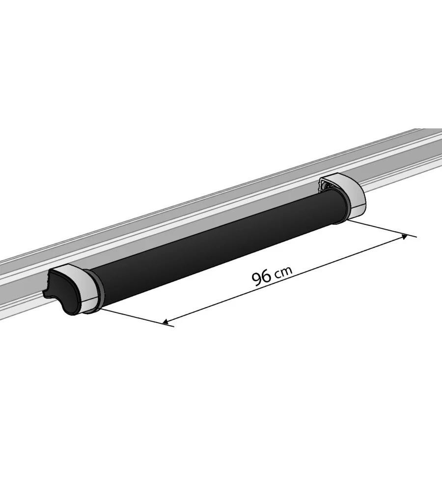 Rullo posteriore - 96 cm per barre kargo plus  n11034