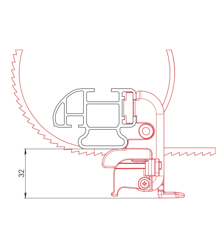 Coppia cinghie u-5 fermascala  n11065