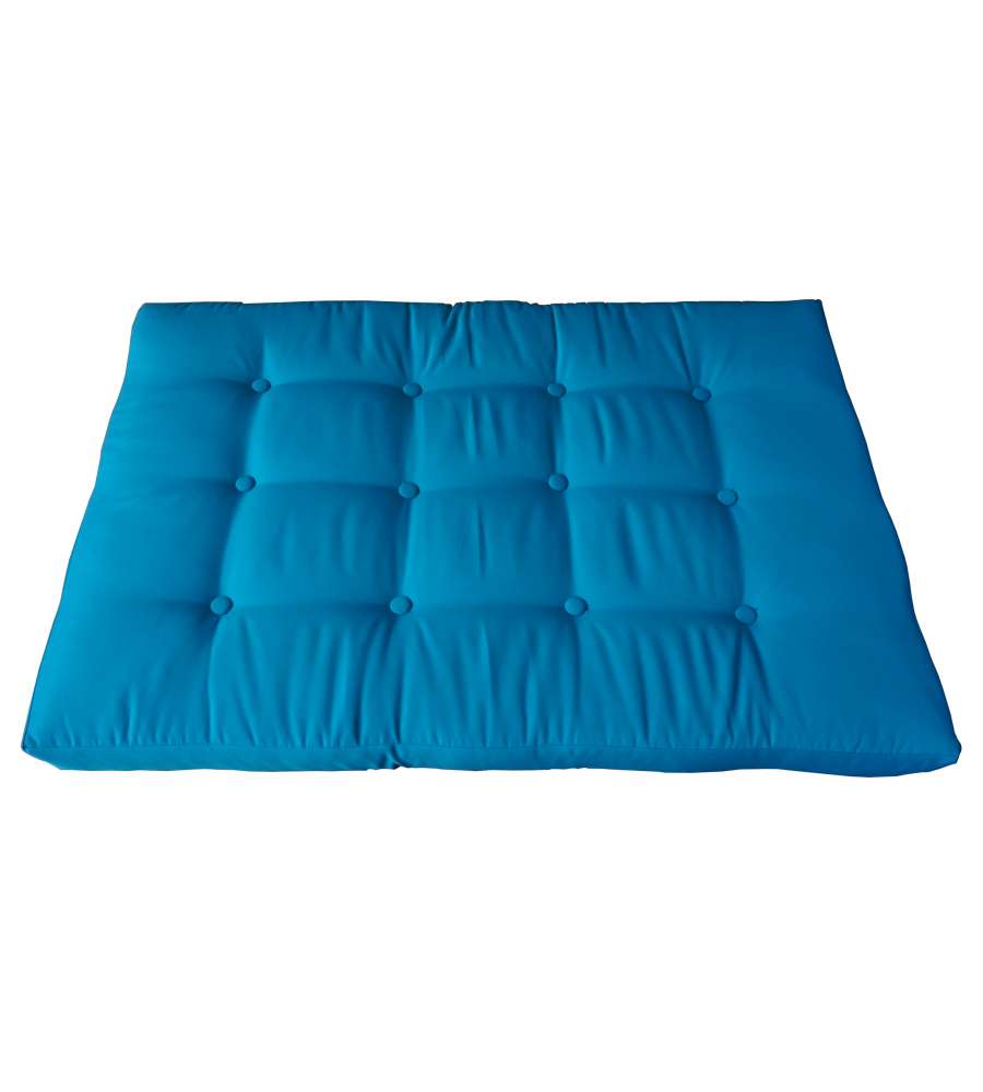 en.casa] 1x Cuscino schienale per divano paletta euro [turchese] cuscini  per palette supporto In/Outdoor mobili imbottiti
