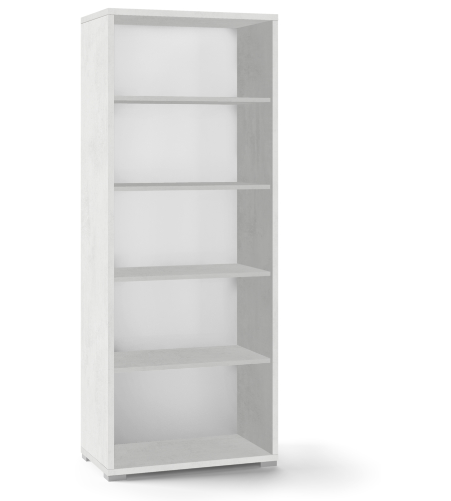 Libreria h185 l71 finitura ossido bianco