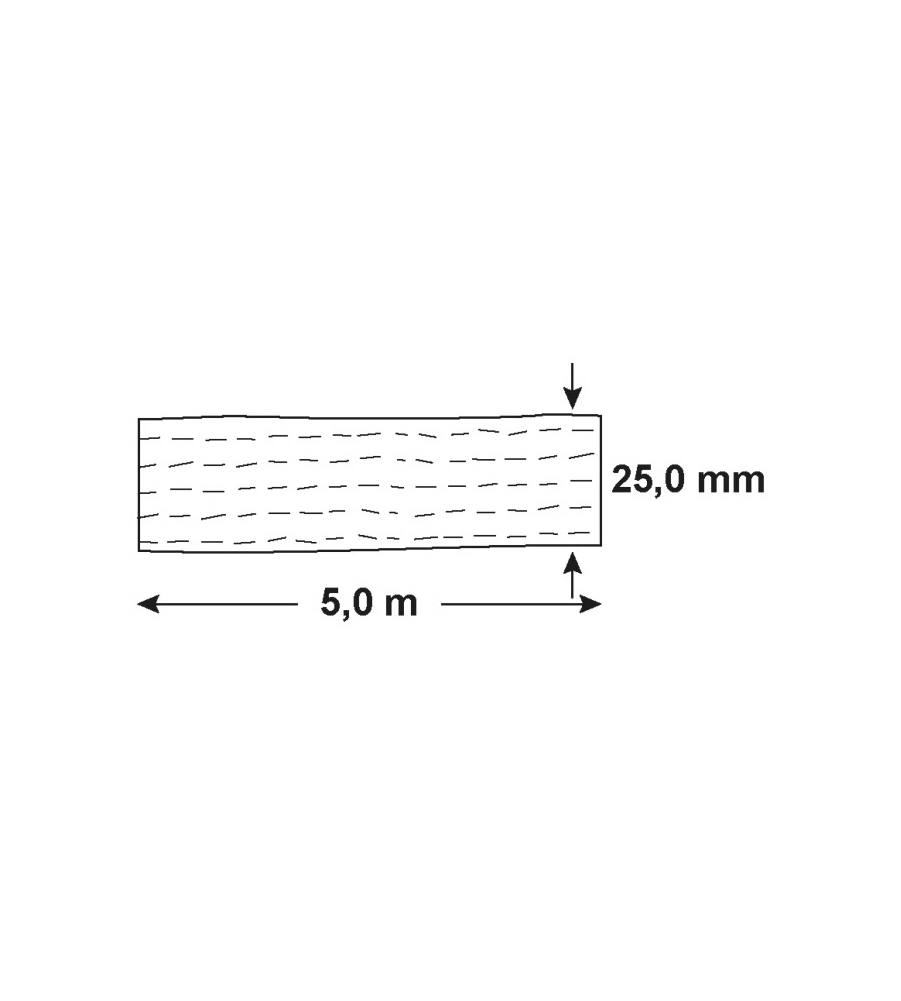 Cinghia di ancoraggio 1500 kg. 27 mm. x 5 mt. con tenditore