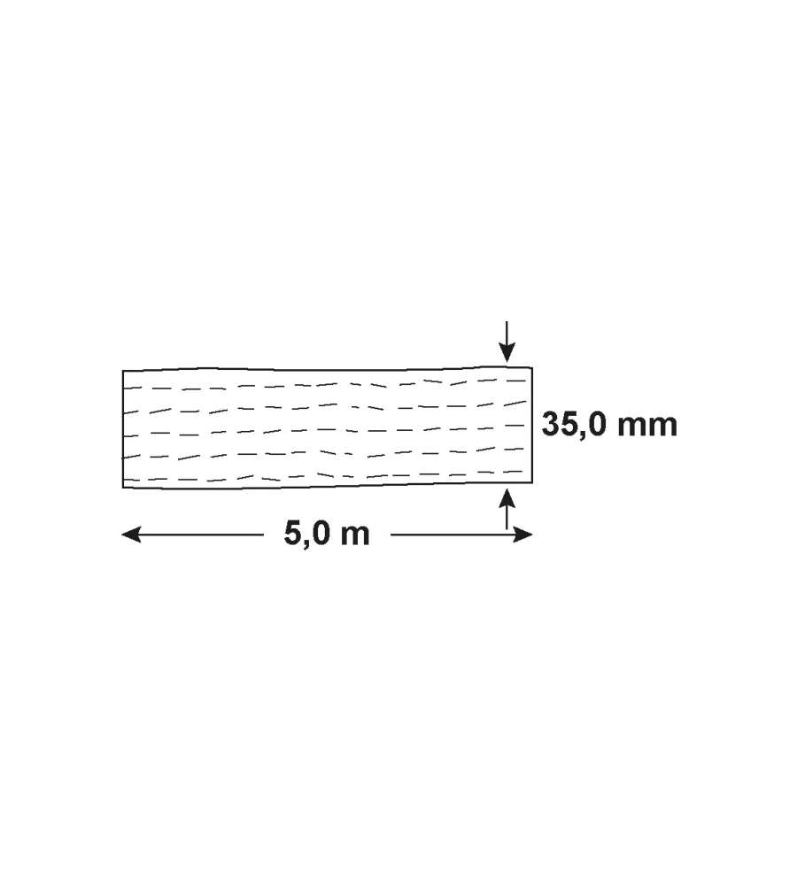 Cinghia di ancoraggio 2000 kg. 38 mm. x 5 mt. con tenditore