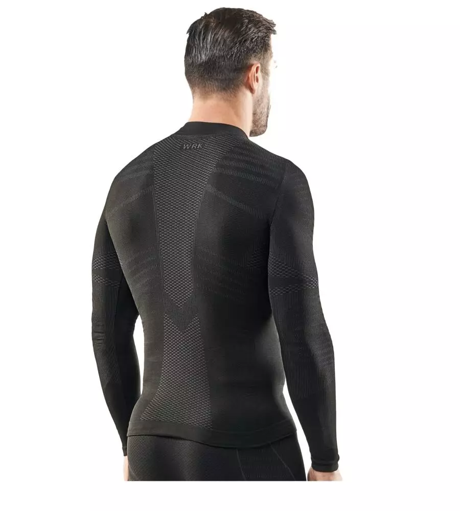 Maglia termica tecnica maniche lunghe nera - tg s/m