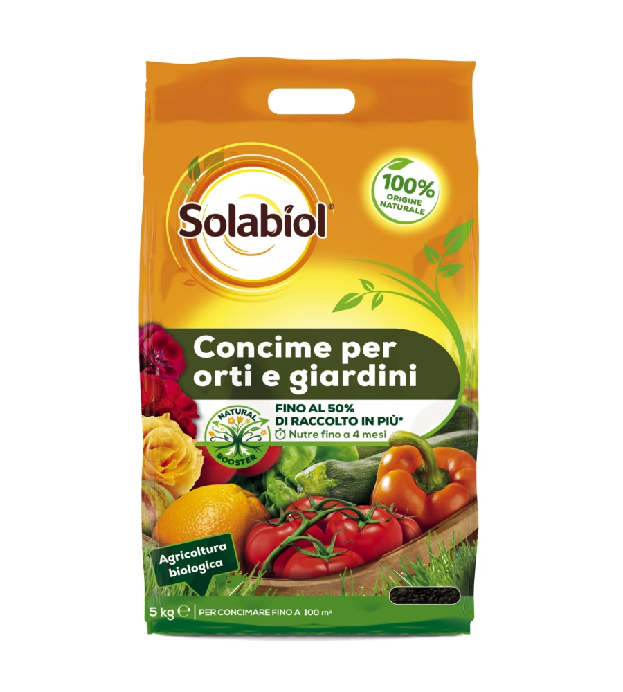 Concime per orti e giardini "solabiol", 5 kg