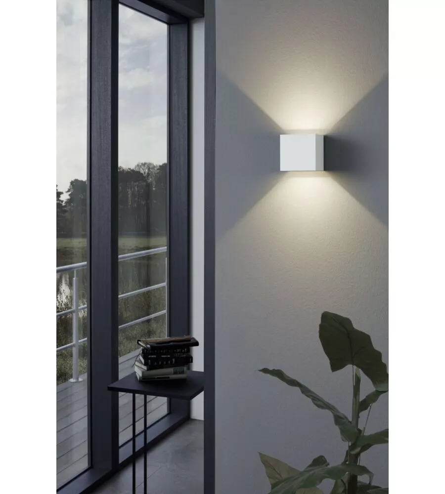 Applique led "calpino" bianca, 340 lm