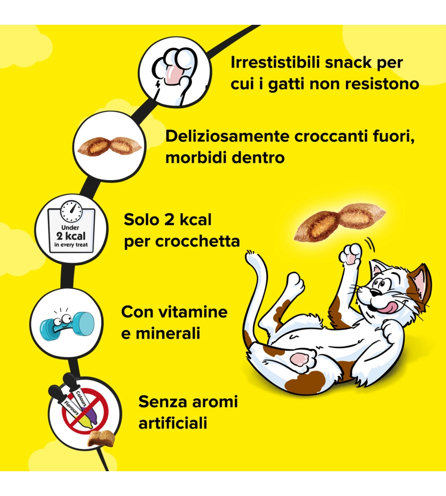 Catisfaction - snack per gatti formaggio 180 gr