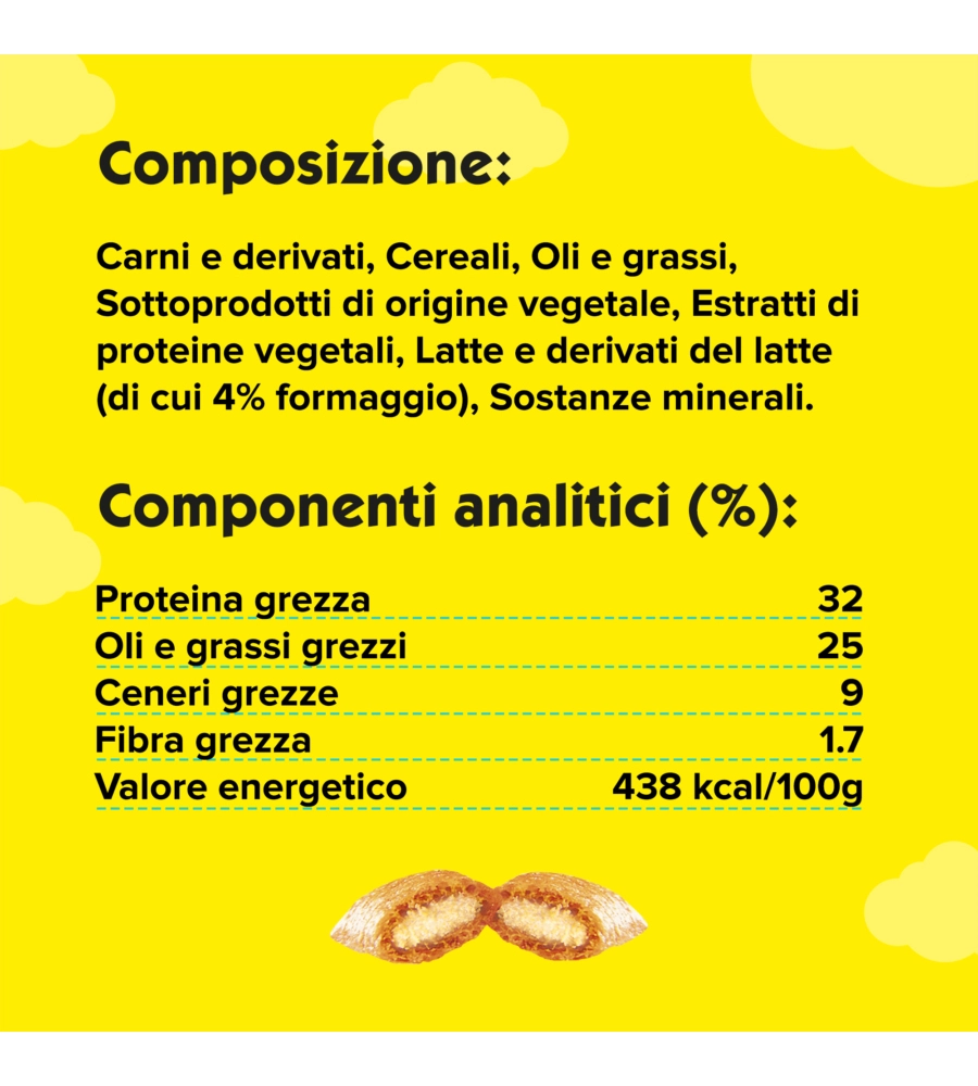 Catisfaction - snack per gatti formaggio 180 gr